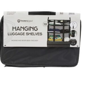 Black Hanging Luggage Shelves